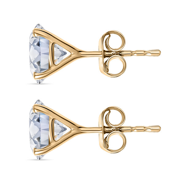 Moissanit Ohrringe in 585 Gold - 3,62 ct. image number 3