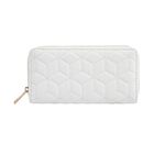 Brieftasche aus Kunstleder mit RFID Schutz, 19x19,5 cm, Wei&szlig;