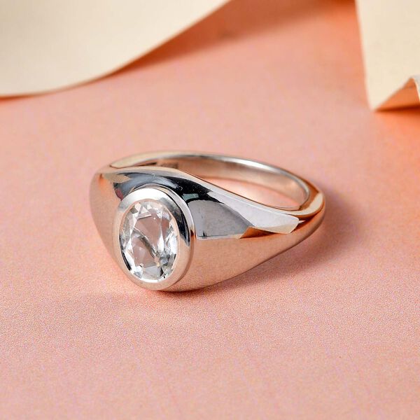 AA Hyalit Opal Ring - 0,89 ct. image number 2