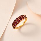 AAA Orissa Rose Granat Ring, 925 Silber vergoldet (Größe 18.00) ca. 2.30 ct image number 1
