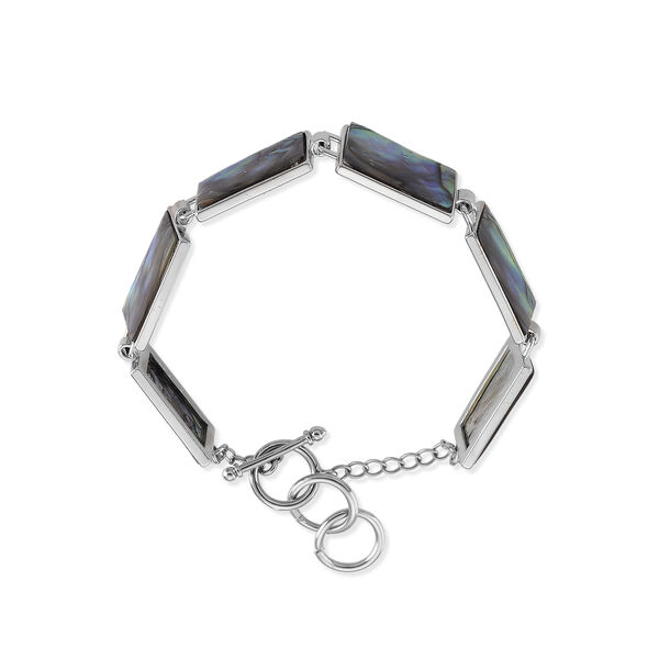 Abalone Muschel Armband ca. Flexibles cm Nickelfreies Messing ca. 60.00 ct image number 4