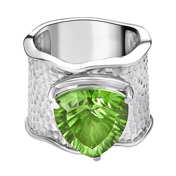 Chartreuse Quarz Ring - 6,26 ct.