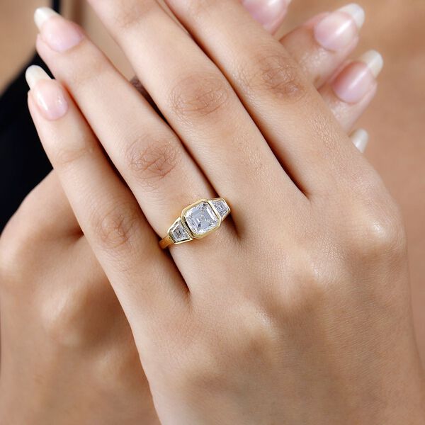 Trilogie Moissanit Ring - 2,37 ct. image number 8