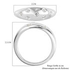 LUSTRO STELLA - feinster Zirkonia-Ring, 925 Silber (Größe 17.00) image number 6
