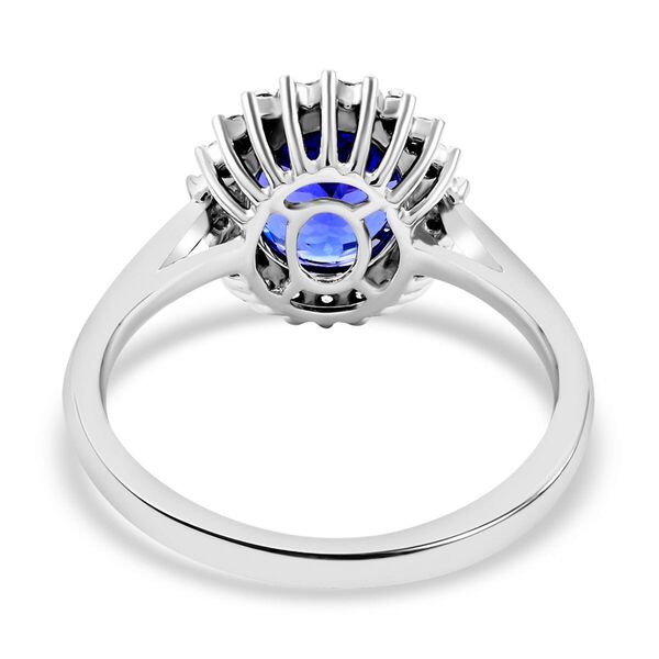 RHAPSODY zertifiziert und geprüft AAAA Tansanit und Diamant Ring in 950 Platin - 3,10 ct. image number 4