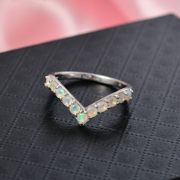 D'Joy nat&uuml;rlicher, &auml;thiopischer Welo Opal Ring - 0,44 ct. image number 2