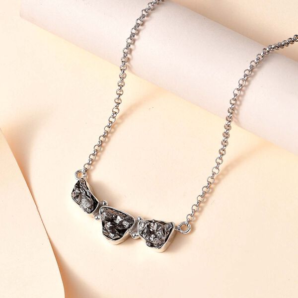 Meteorit Halskette, 45 cm- 23,55 ct. image number 2