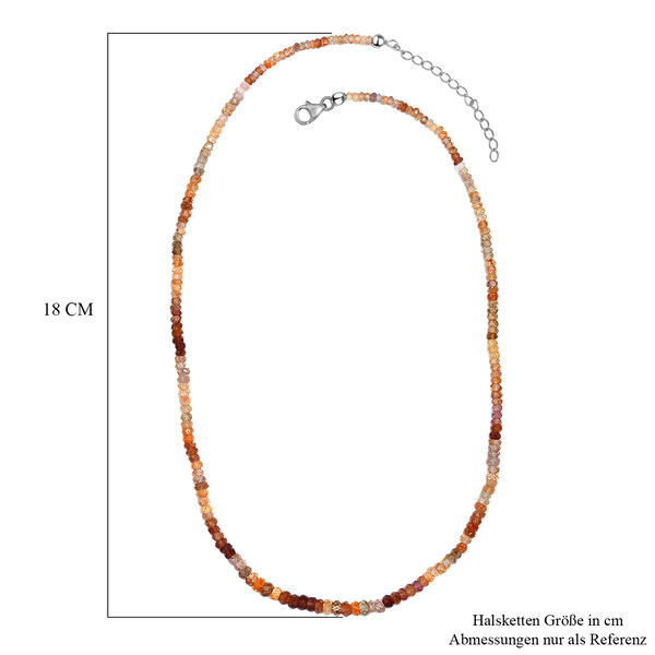 Goldene Zirkon-Halskette, 45 cm - 72 ct. image number 6