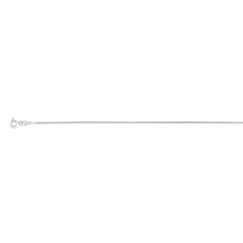 Italienische Schlangenkette, ca. 60 cm, 925 Silber rhodiniert 4,33 g image number 0