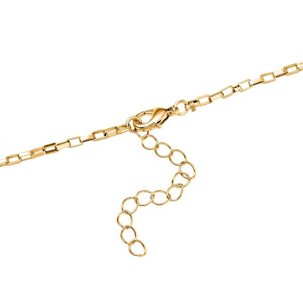 Kristall Halskette ca. 60 cm  Std Gelb image number 5