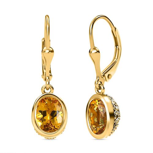 AA Premium brasilianische Heliodor-Ohrringe - 2,18 ct. image number 0