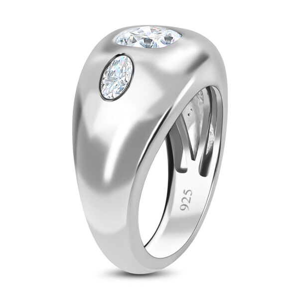 Moissanit Ring - 1,46 ct. image number 6