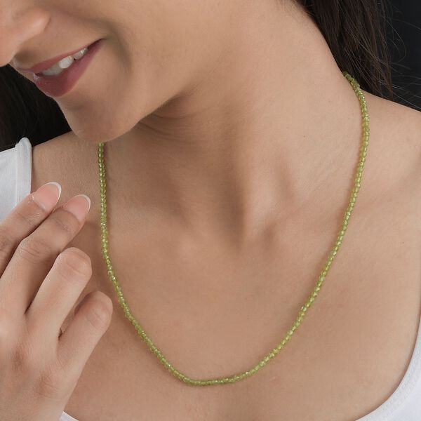 Peridot Halskette, 50 cm - 42 ct. image number 3