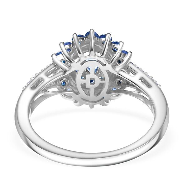 D'Joy AA Ceylon Saphir und Zirkon Ring - 1,23 ct. image number 5