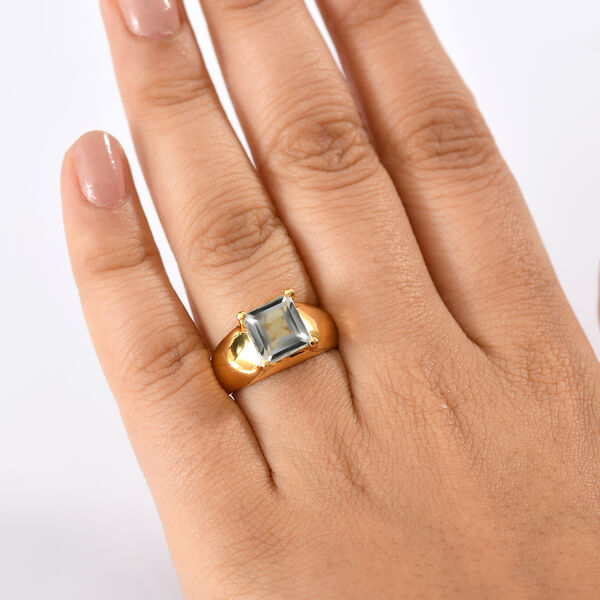 Prasiolith Ring - 2,66 ct. image number 2