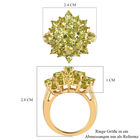 Natürlicher Peridot-Ring, 925 Silber vergoldet  ca. 4,88 ct image number 6