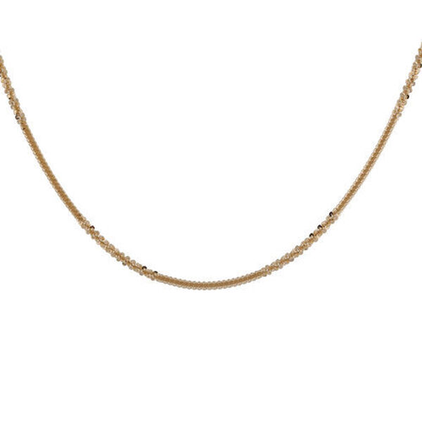 Italienische Alternative Margarita Kette ca. 50 cm 925 Silber vergoldet