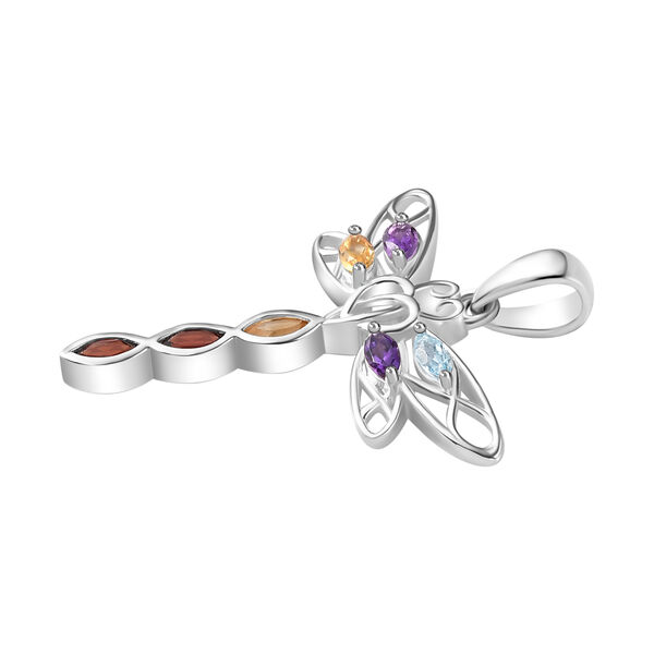 Multi-Edelstein Anhänger - 1,16 ct. image number 4