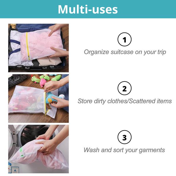 HOMESMART Set aus 5 W&auml;schenetzen image number 6