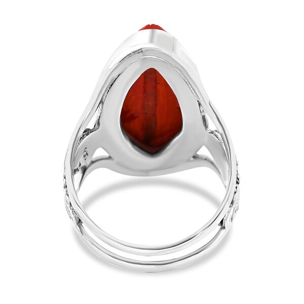 Royal Bali Kollektion - Zinnober Ring - 0,10 ct. image number 4