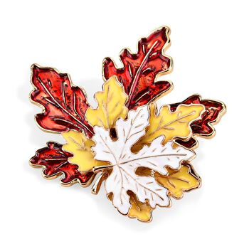 emailliert Brosche 35,00g