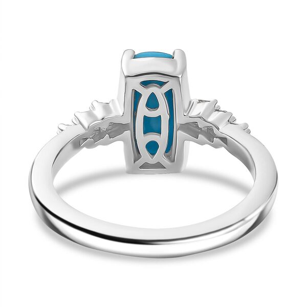 AA Sleeping Beauty T&uuml;rkis und Diamant Ring - 1,67 ct. image number 5