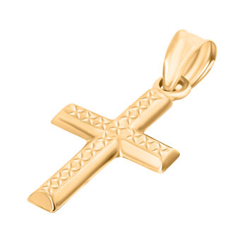 Kreuz-Anh&auml;nger, 585 Gelbgold