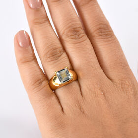 Prasiolith Ring - 2,66 ct.