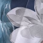 Serenity Night - 4-teiliges 100% Maulbeerseide Steppdecken-Set, Seidendecke mit bedrucktem Baumwollbezug (200x200), 2 Kissenbezügen und 1 Kissenbezug, Blau floral image number 4