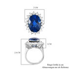 Ceylon Farbe Quarz und Zirkon-Ring, 925 Silber platiniert  ca. 15,93 ct image number 6