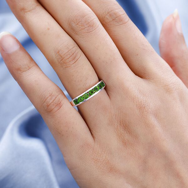 Nat&uuml;rlicher Chromdiopsid-Ring - 0,89 ct. image number 3