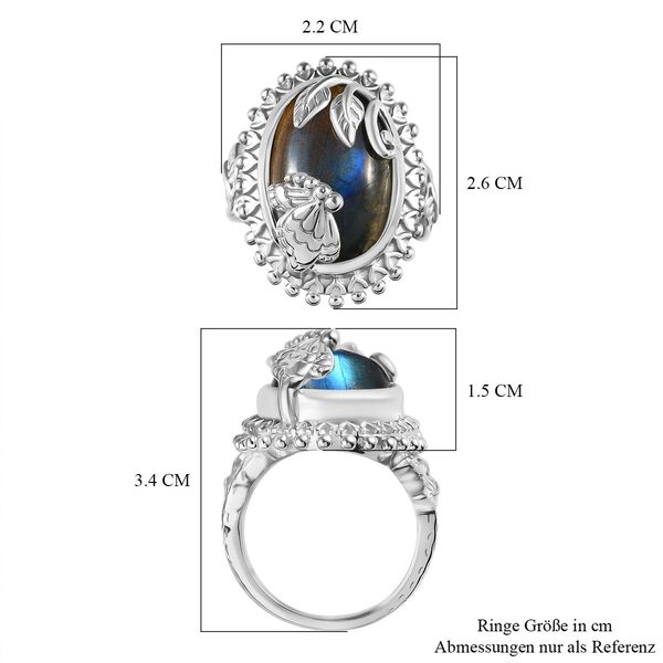 AAA Labradorit Ring - 12,06 ct image number 7