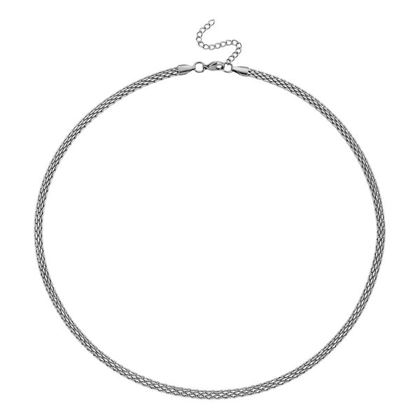 DESIGNER INSPIRIERT - 2er Fancy Ketten Set mit 5 cm Extender, Goldfarben und Silberfarben image number 4