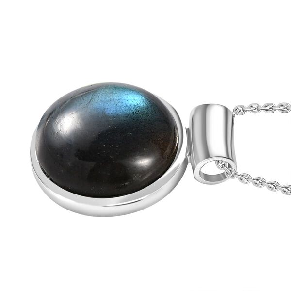 Labradorit Schmuckset Edelstahl ca. 20.00 ct image number 5