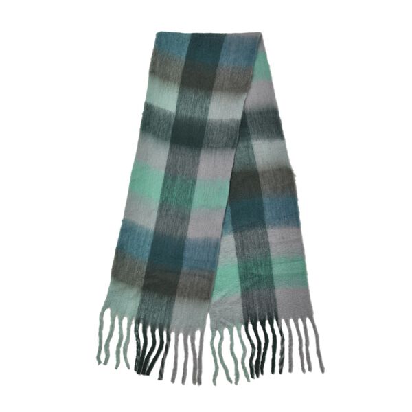 Weicher Karo-Schal, Gr&uuml;n image number 2