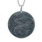 Natürlicher Olmek Jadeit Schmuckset 925 Silber rhodiniert ca. 115.00 ct