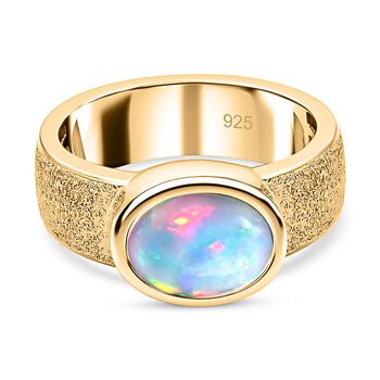 Nat&uuml;rlicher, &auml;thiopischer Welo Opal-Ring - 1,25 ct.
