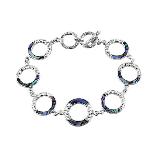 Abalone Muschel Armband ca. 19 cm 925 Silber ca. 8.00 ct image number 0