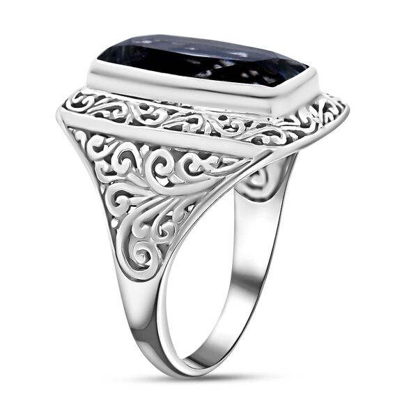 Royal Bali - Prasiolith Ring, 925 Silber (Größe 20.00) ca. 7.94 ct image number 3