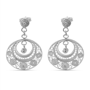 Royal Bali Kollektion- Ohrringe in Silber