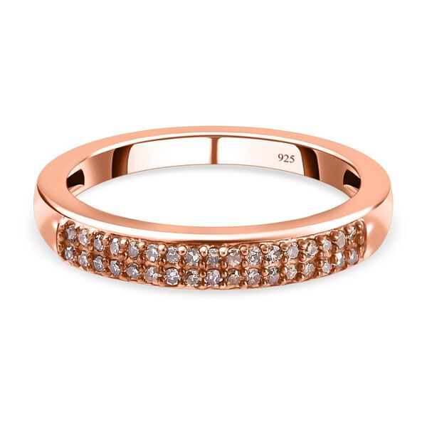 Nat&uuml;rlicher Champagner Diamant-Ring - 0,20 ct.