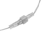 Meteorschauer mehrfarbige LED Lichterkette, Größe 30x330 cm, Weiß image number 3