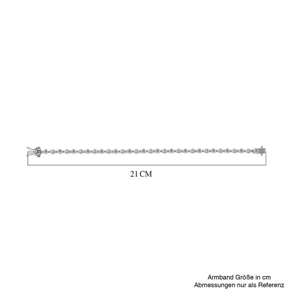 Moissanit Armband, 20 cm - 3,29 ct. image number 5