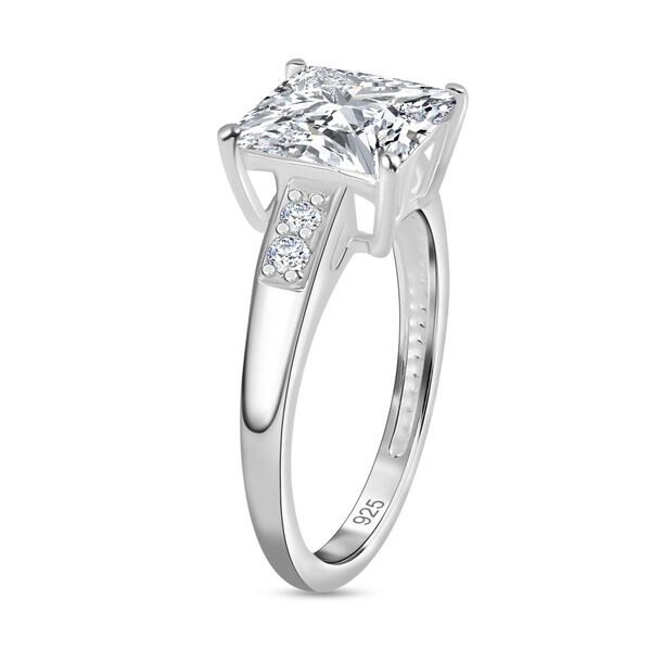 LUSTRO STELLA - Wei&szlig;er Zirkonia Ring - 4,62 ct. image number 5