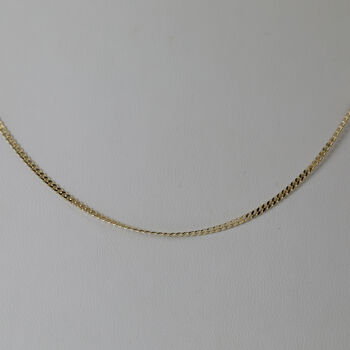 GRUMETTA LIGHT 925 Silber vergoldet Halskette ca. 45 cm ca. 2,01g