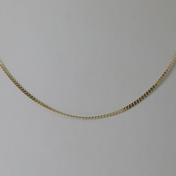 GRUMETTA LIGHT 925 Silber vergoldet Halskette ca. 45 cm ca. 2,01g image number 1