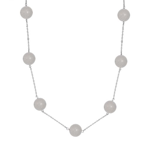 Grüne Quarz-Halskette, 50 cm -25 ct. image number 0