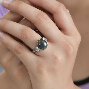 Labradorit Ring - 5,45 ct.