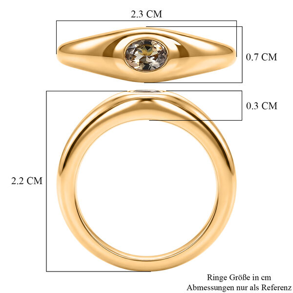 D'Joy AA nat&uuml;rlicher, goldener Tansanit Ring - 0,29 ct. image number 6