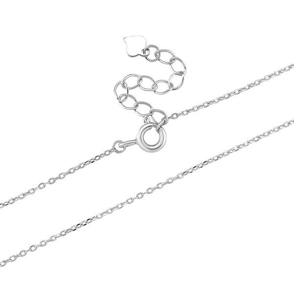 Wei&szlig;es Perlmutt, Wei&szlig;er Zirkonia Schmuckset 925 Silber rhodiniert image number 6